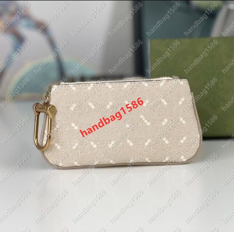Designer wallets luxury Ophidia canvas coin purses high-quality fashion stylist zipper card holders double letters mark with striped bag Keybag and coin purse