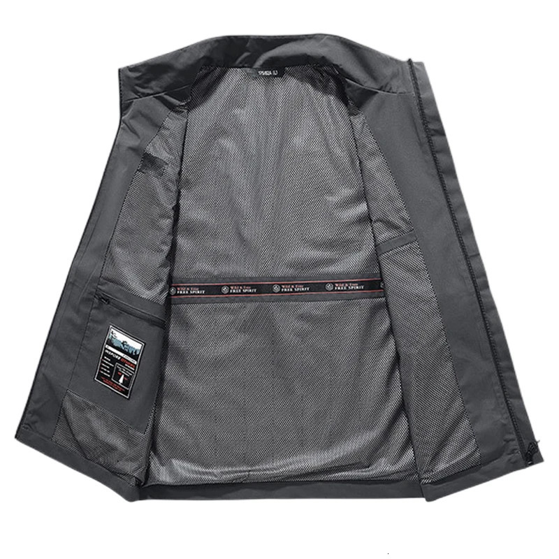 Top Quality Outdoor Professional Reflective Vests Men Summer Multi-pocket Zipper Light Casual Hiking Fishing Cycling Safety Vest 250310