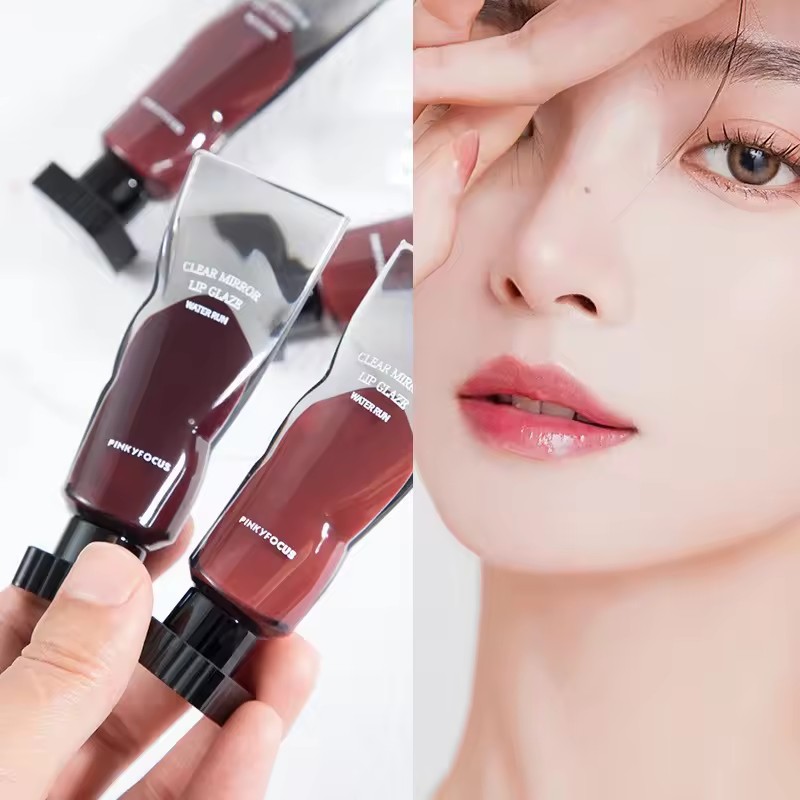 Maxfine Mirror Lipstick Lip Glaze Makeup Waterproof Non Stick Cup Tint Lasting Moisturizing Resistant Silky Lip Gloss