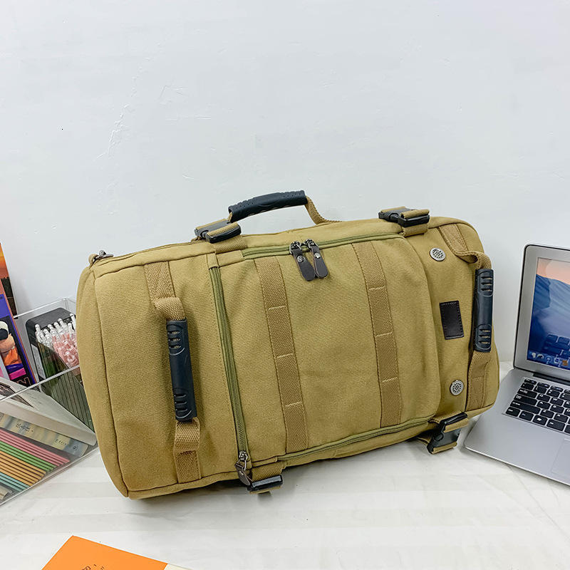 designer bag Men's and women's hand-held crossbody canvas backpacks, sports outdoor travel bags, multiple compartments, large capacity backp