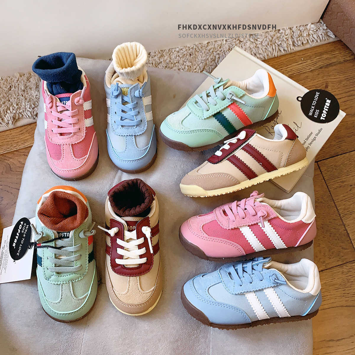 Athletic Outdoor Keji Sui childrens sports shoes moral training shoes spring and autumn PSTOTAR girls baby board shoes childrens shoes boys shoesY2503