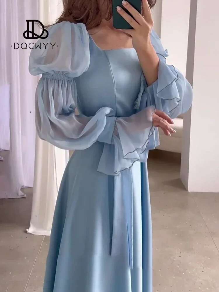 Womens Long Skirt Knee Length Forest Style Super Fairy Dress Woman Clothing New In Elegant Party Dresses 2024