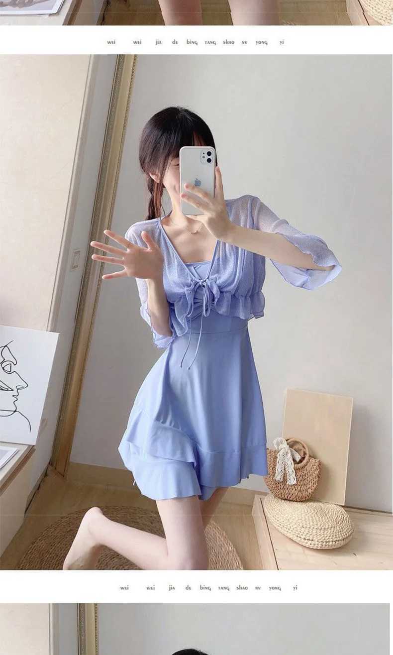 Womens split style new conservative Fsh cover and weight loss fashionable high-end swimsuitXJ250315