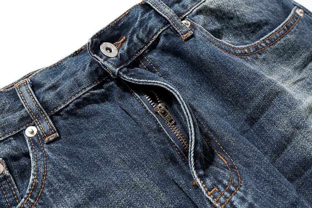 High Street Washed Hole Blue Boot Cut Mens and Women Ripped Vintage Baggy Flare Jeans Clothing Loose Denim Trousers Oversized 250313