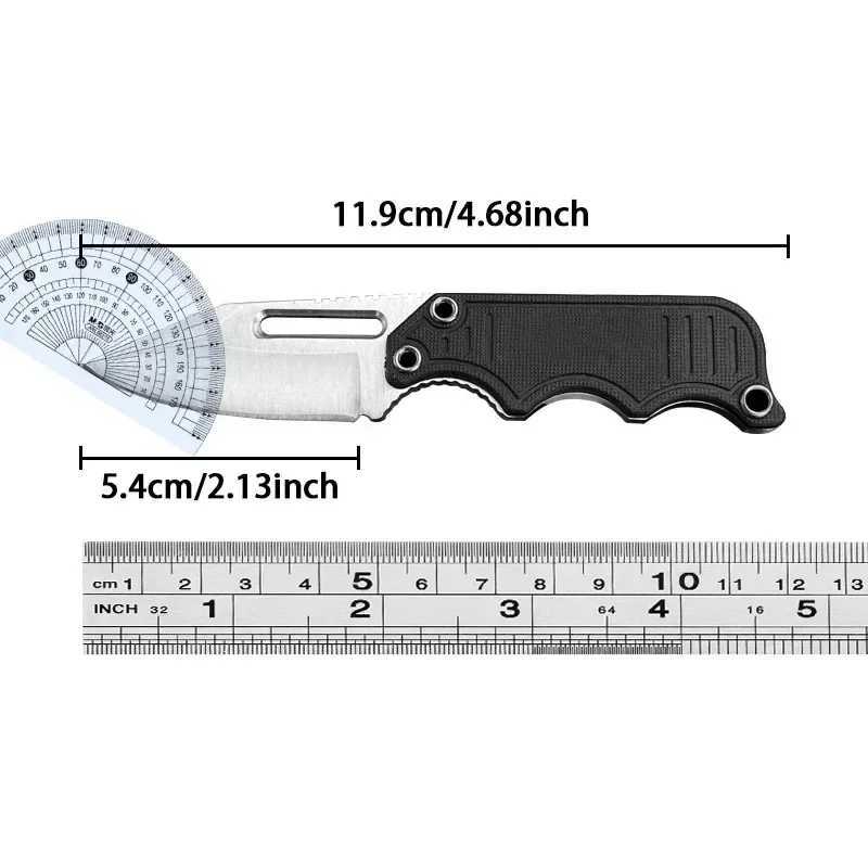 New Arrival GB Bear Grylls Paracord Fixed Blade Knife 8Cr13Mov Blade Nylon Rope Handles Protable Tactical Knife Safety Rescue Edc Multitool Z250314