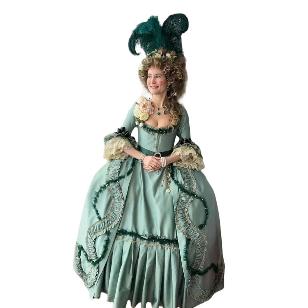 Historical Rococo Prom Dresses Royal Queen Marie Antoinette Cosplay Ball Gown 1770S Marie Antoinette Costume Vintage Renaissance Baroque Special Occas