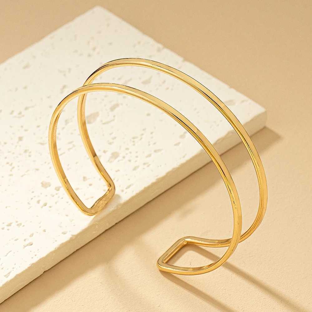 Fashionable Sexy Adjustable Spiral Upper Arm Cuff Bracelet for Women Vintage Gold Plated Arm Cuff Bangle Armband Bo JewelryXJ250315