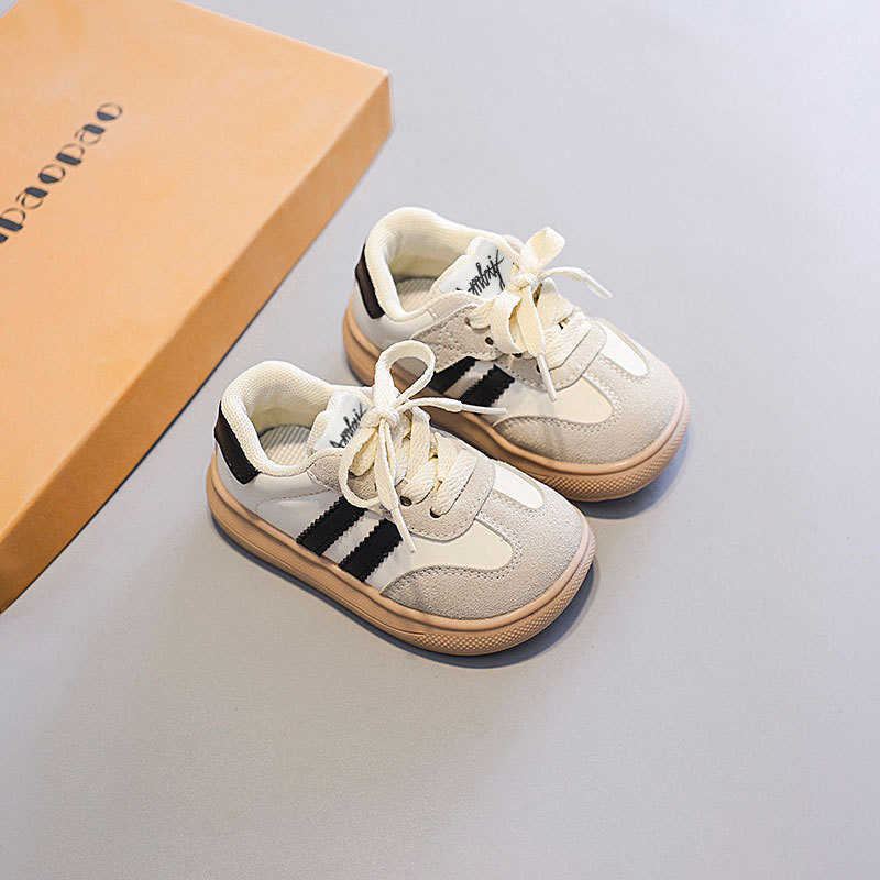 Athletic Outdoor 2025 Spring and Autumn Childrens Sports Shoes Boys Non slip Soft soled Casual Board Shoes Girls Little White Shoes Baby Shoes Childre