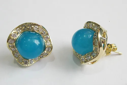 Jade earrings natural 925 silver gift Chalcedony womens jewelry charm earrings 250314