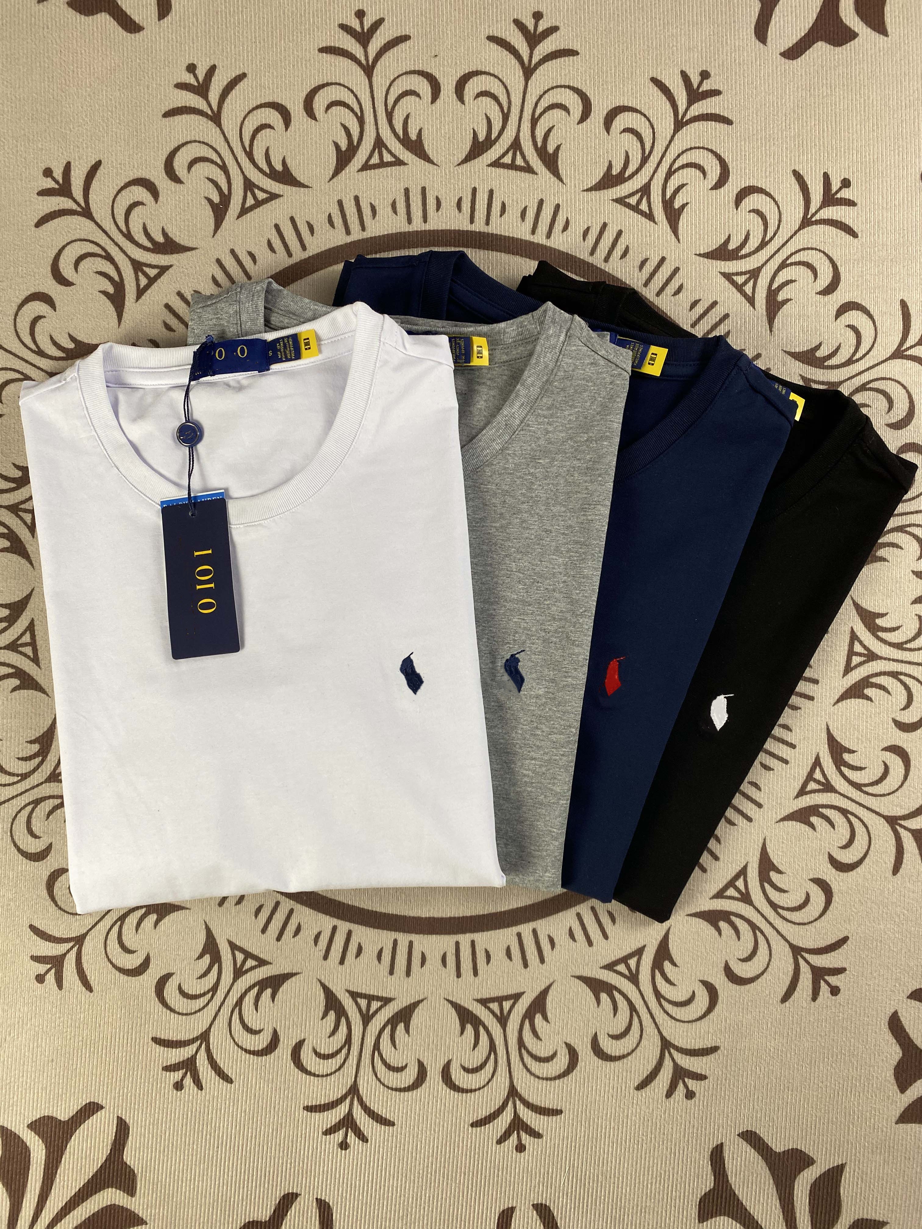 Designer RL t shirts High quality Summer t-shirts Luxury Brand Breathable embroidery t shirt fashion Crew Neck Short Sleeve Brand Letter POLO T-shirt