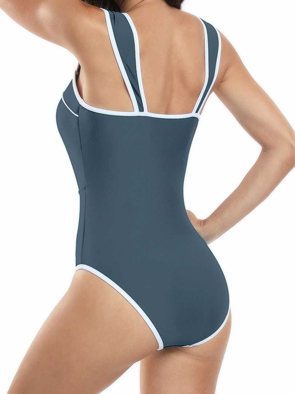 2 Solid Tight Clothes with Beach Skiing 2024 Womens New Apron Bikini Swimsuit Summer Beach Wear Fa Bathroom SwimsuitXJ250315