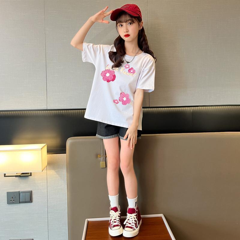 Ddmyshoesvip Pure Cotton Women S Clothing T Shirt Short Sleeved Girls American Summer Fashion Trend Ins