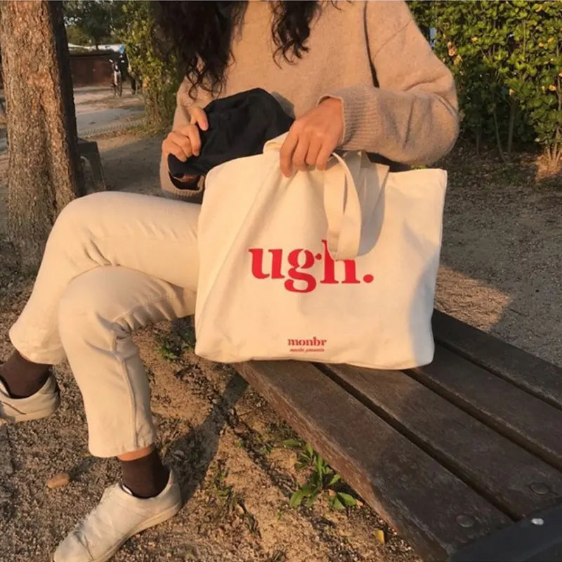 Womens Shoulder Bag Casual Female Capacity Tote Bags Large Shopper Canvas Letter Fashion Harajuku Zipper Print Canvas Handbags 250311