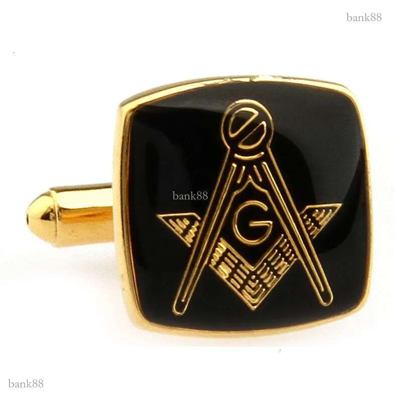 Cuff Links Mens Jewelry Masonic Cuff links High quality Stainless Steel Lodge Cufflinks For Freemasonry French shirt Costume Accessories 230719