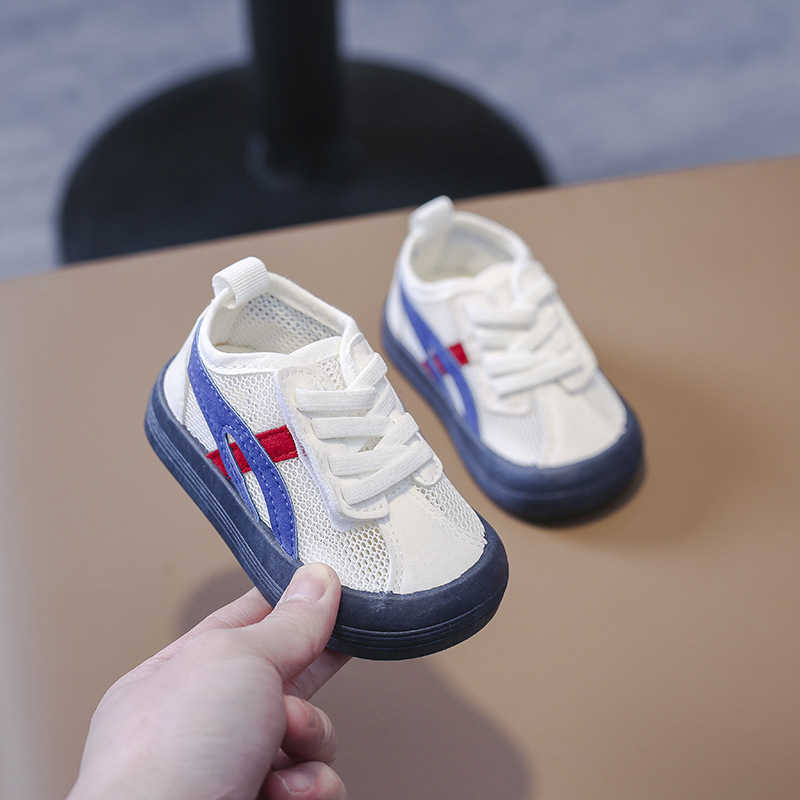 Athletic Outdoor 2025 Spring and Summer Net Upper Childrens Casual Shoes for Boys and Girls Soft soled Sports Shoes Kindergarten Indoor Shoes VelcroY2