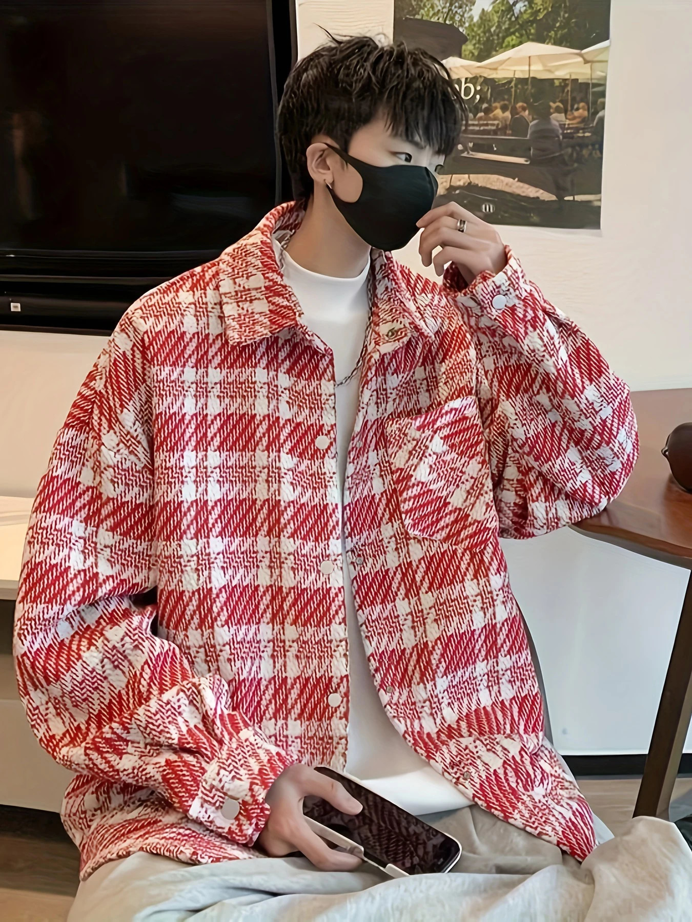 fashion casual mens jacket light style clothing 250312
