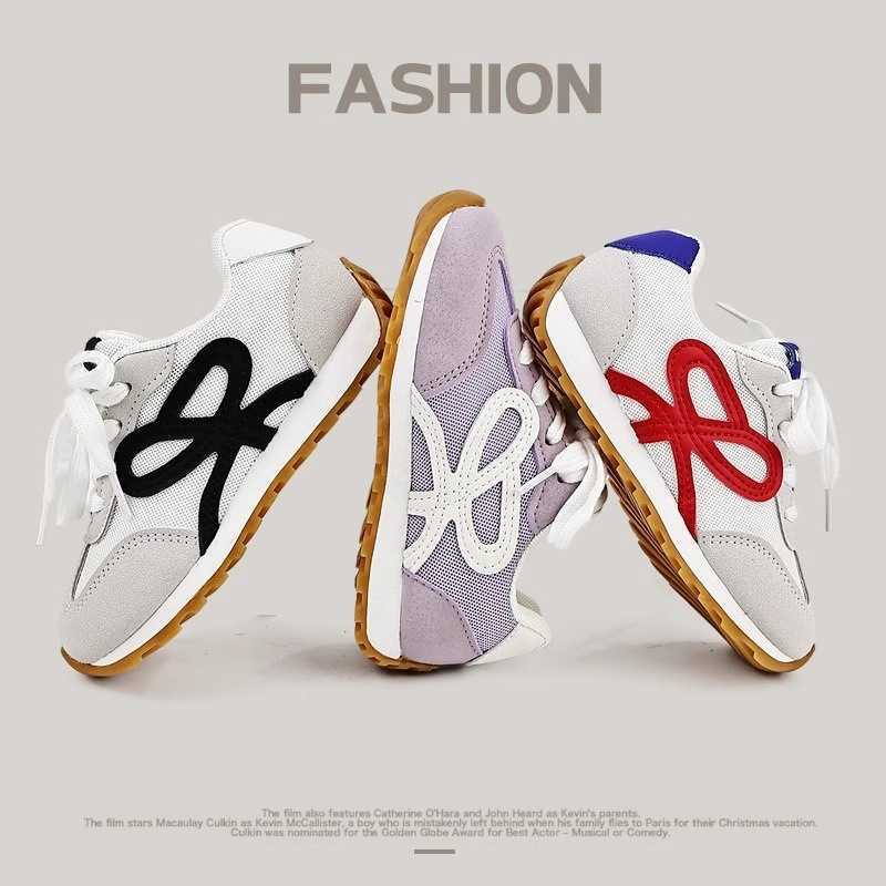 Athletic Outdoor sports 2025 Spring and Autumn new Girls Forrest Gump Big childrens casual white Board shoes H260130