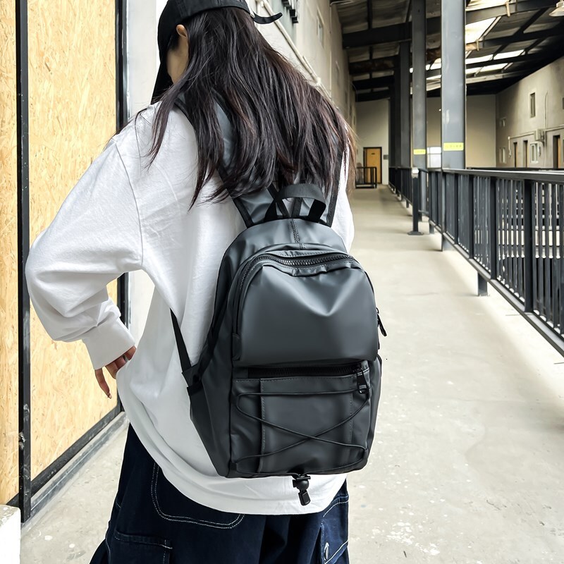 designer bag Casual backpack, fashionable trend, unisex book bag, outdoor travel lightweight small backpack
