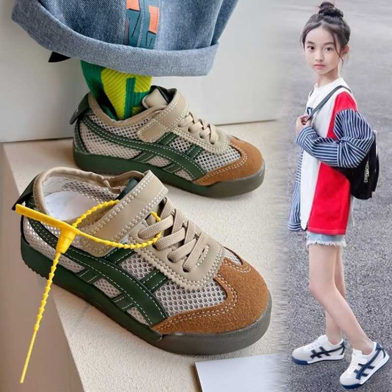 Athletic Outdoor Childrens Forrest Gump Boys 2025 Spring and Autumn New Style Girls Casual Sports Shoes C260130
