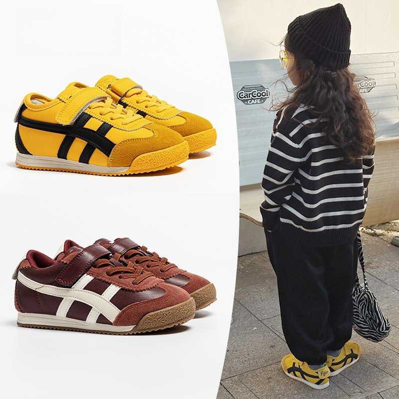 Athletic Outdoor Girls shoes childrens Forrest Gump shoes 2025 new spring childrens shoes boys soft soled sports shoes baby board shoes trendY250314WU