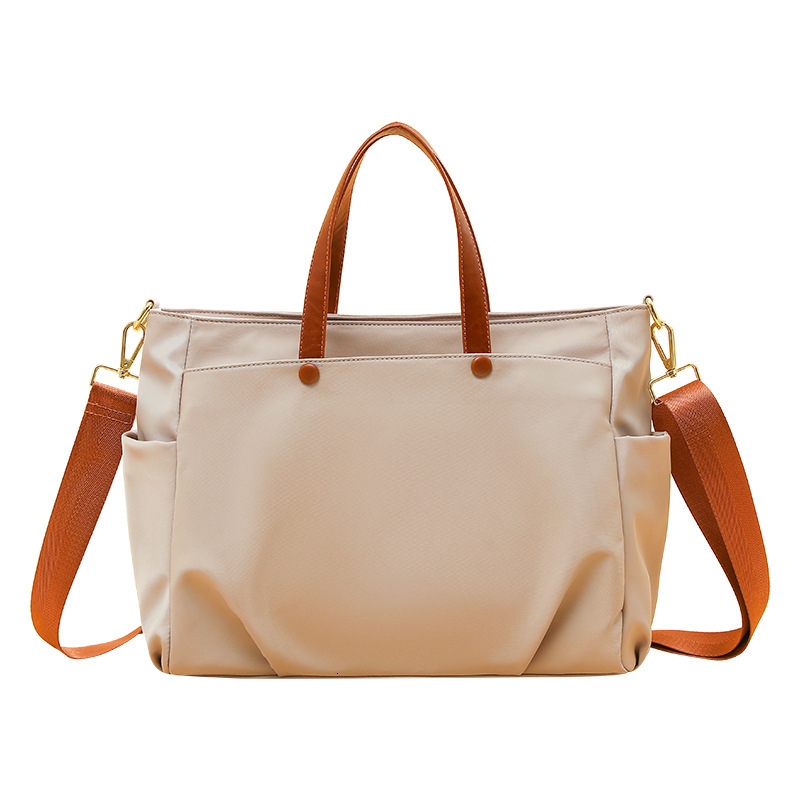 Computer Women's 2024 New Niche High-End Feeling Handbag Shoulder Tote Bag Large Capacity Crossbody Travel Briefcase