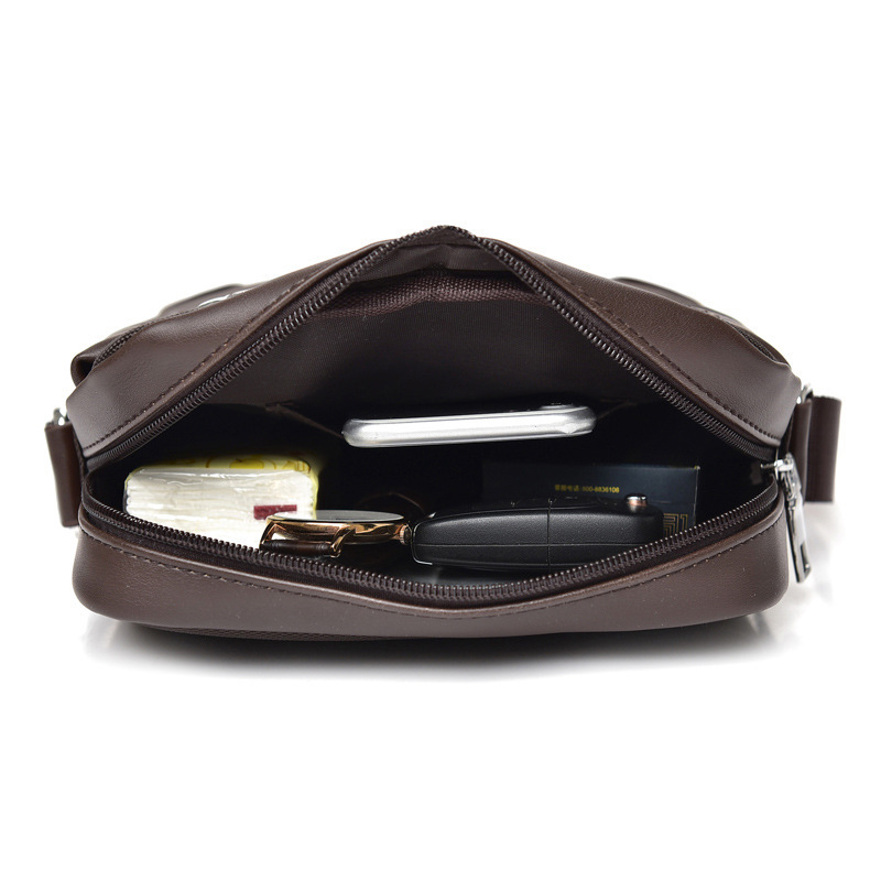 Business Fashion Korean Men's Single Shoulder Crossbody Trendy Backpack Oxford Cloth Small designer bag