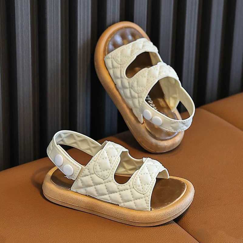 New Summer Concise Trend Flat Sandals For Girls Boys Aged 2-8 Children Slippers Non-slip Outdoors Seabeach Flip Flops Kids ShoesT250315 z250708AC48
