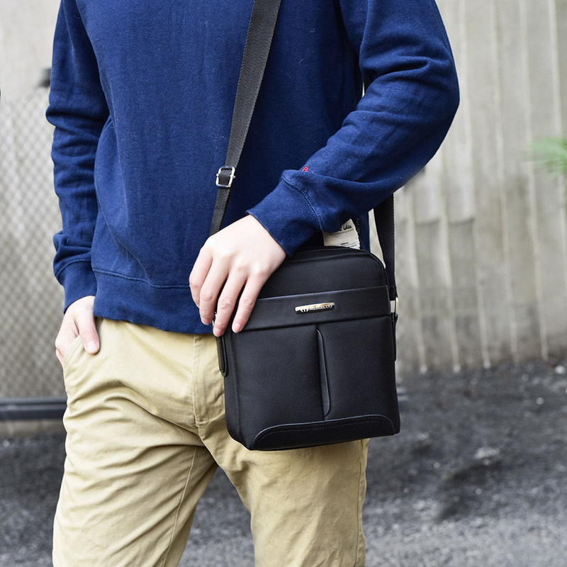 Trendy fashionable shoulder crossbody Korean version men's casual business, Oxford cloth small bag designer bag