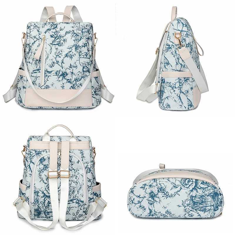 New Arrival Womens Anti theft Backpack Washing Leather School Backpack Girls Backpack Large Capacity Designer Travel Rucksack Mochilas T250315