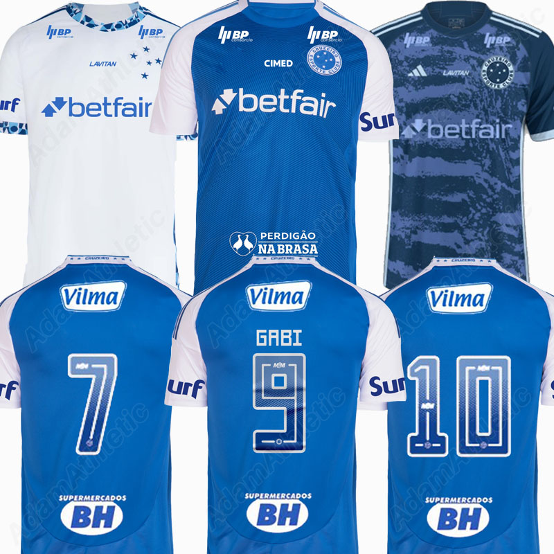 Cruzeiro jerseys 2025 M.PEREIRA GABI Cruzeiro football shirts 25 26 DUDU M.HENRIQUE FABRICIO B. soccer jersey