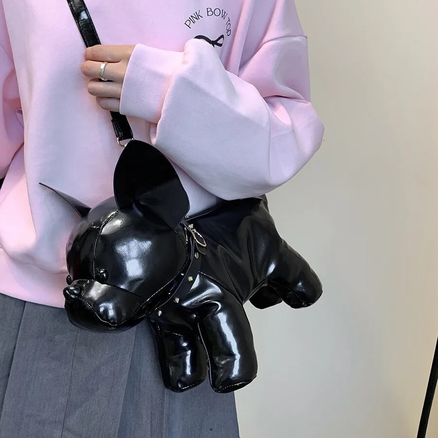 Women shoulder bag Cute animal doll crossbody bag funny dog bag 250314