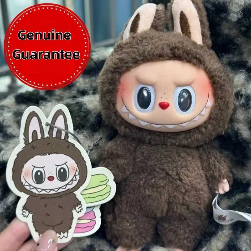New Original Monster Labubu Action Picture Heartbeat Macarons Vinyl Base Cute Doll V1 Blind Box Toy Birthday Labubu Gift W250315