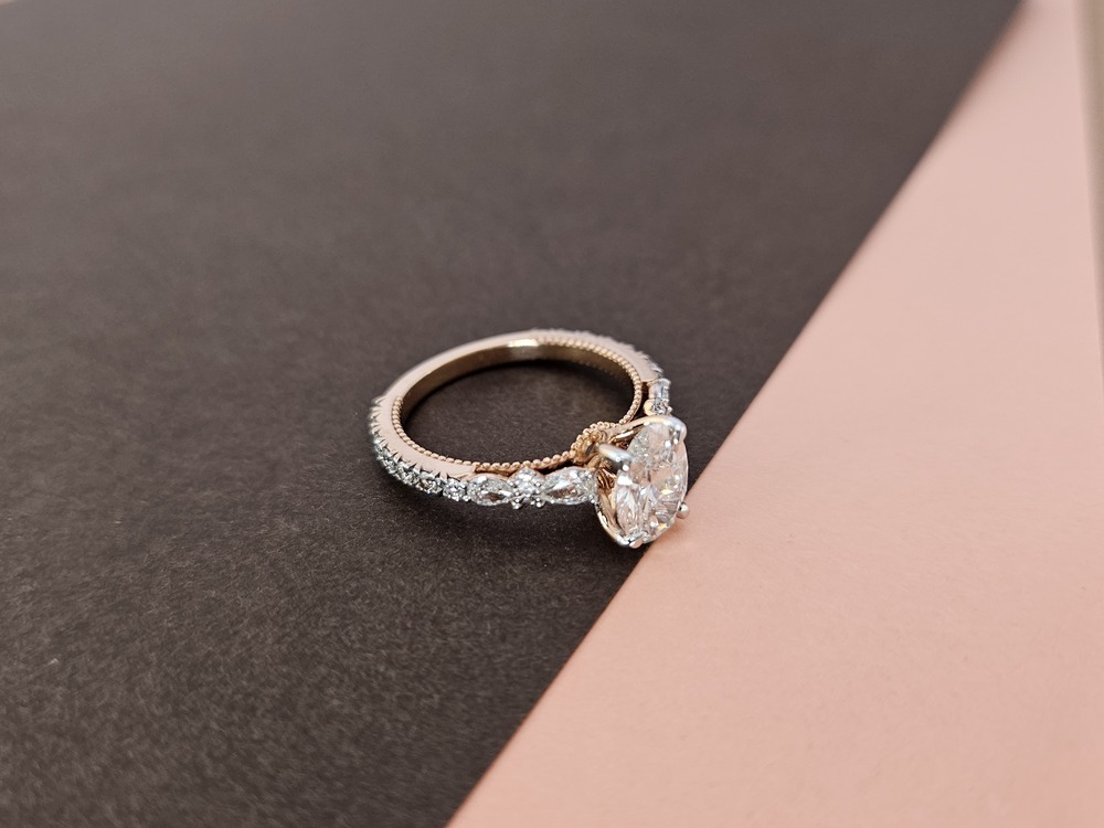 Fine Jewelry 14K Real Gold Ring Lab Diamond Customized New Exclusive Hip Hop Ring for Men 14K Gold Oval Cut Diamond Ring