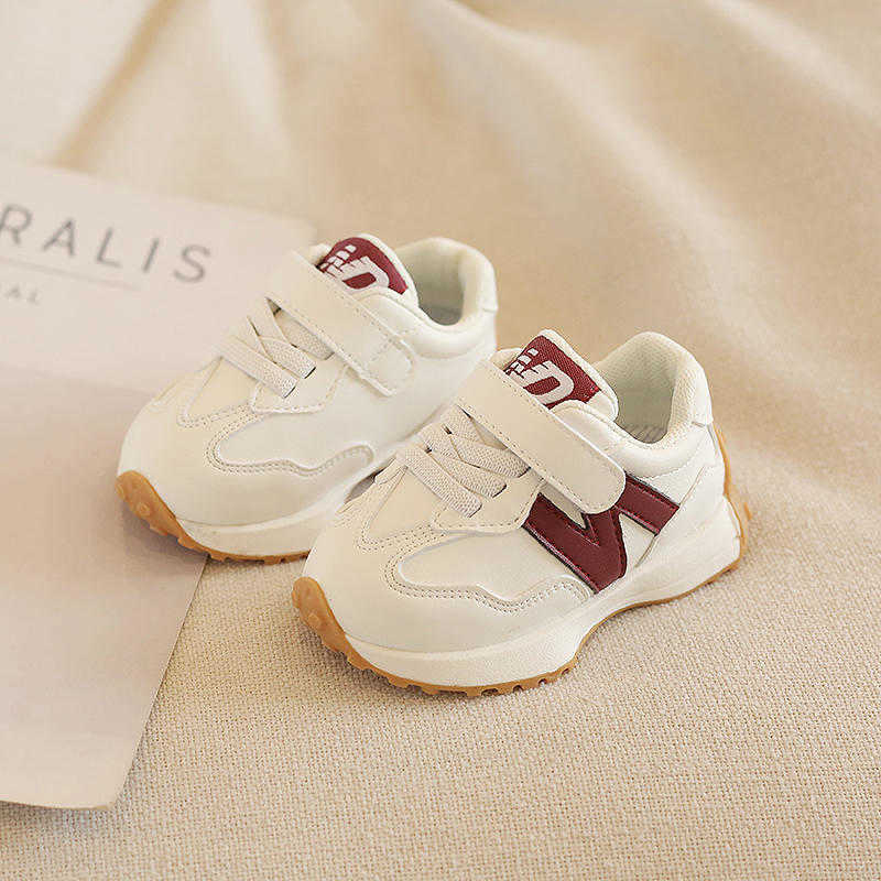 Athletic Outdoor Baby shoes spring and autumn anti slip soft soled walking shoes baby girl childrens sports shoes boys winter suede dad shoesY250314G5JH