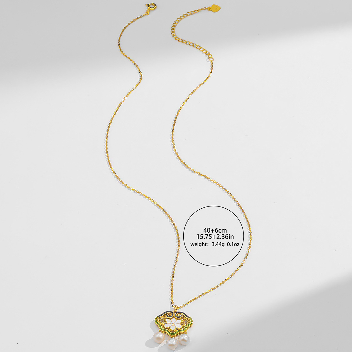 S925 Silver Necklace For Women 2025 New Fashion Designer Safe Lock Collarbone Chain Jewelry