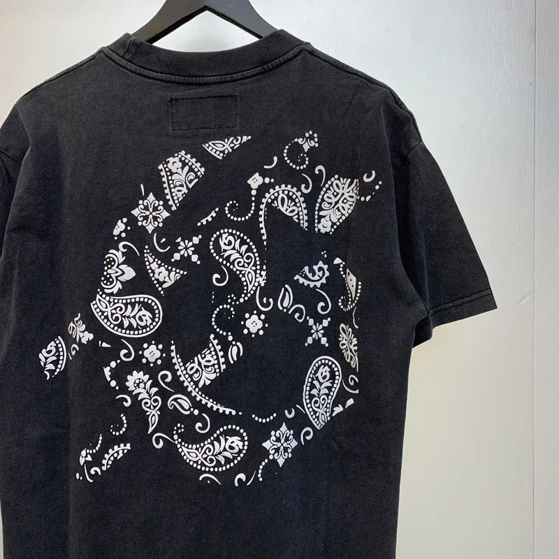Original Tag American Style Hip Hop GOD SPEED Letter Printing Tshirt High Street Handsome Black Short Sleeve Top 250311