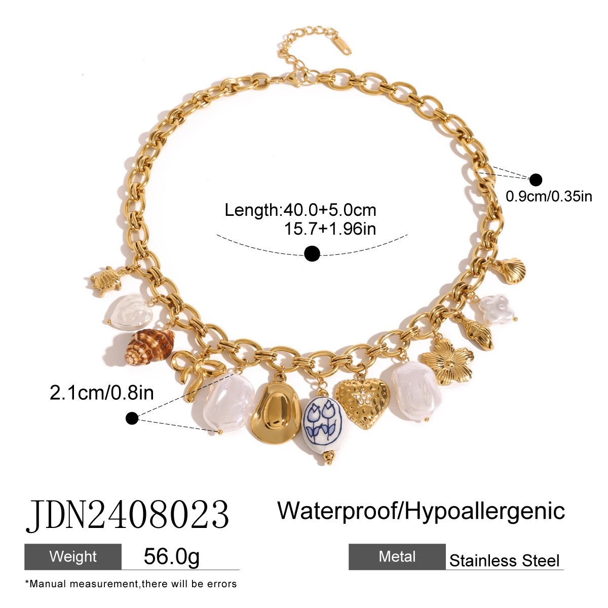 World Stainless Steel Multi Charm Necklace Exquisite Colorful Enamel Double Layered Temperament Jewelry Collar Party Gift 250310