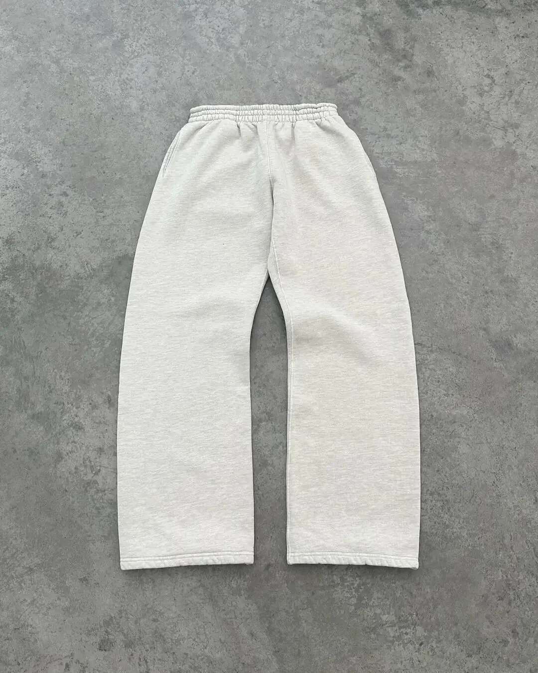 American Retro Simple Classic Y2k Hoodie Two-Piece Set Men's Streetwear Fashion Sweatshirt Women's Gray Haruku Sweatpants