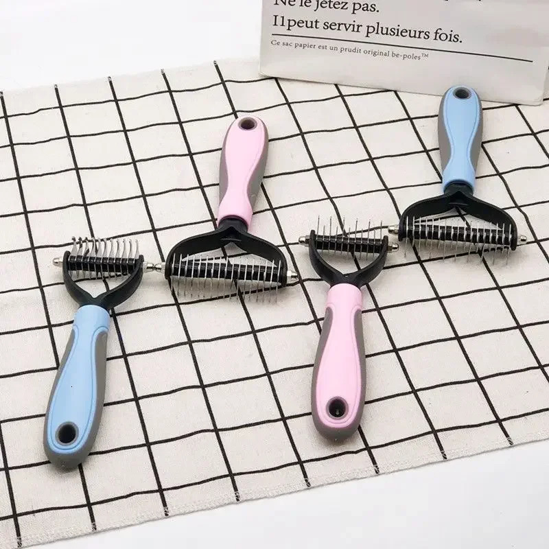 Pet hair removal comb dog grooming puppy trimming tool pet fur y250312