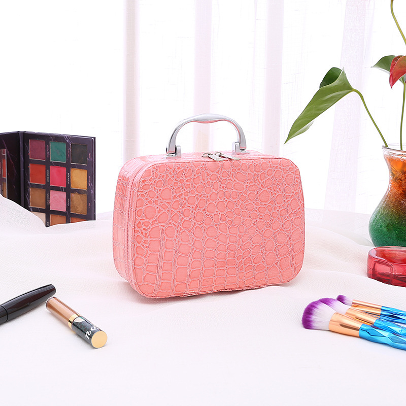 New Designer Bag, Women's Makeup Bag, PU Storage Box, Lightweight And Casual Storage Box, Small Square Bag