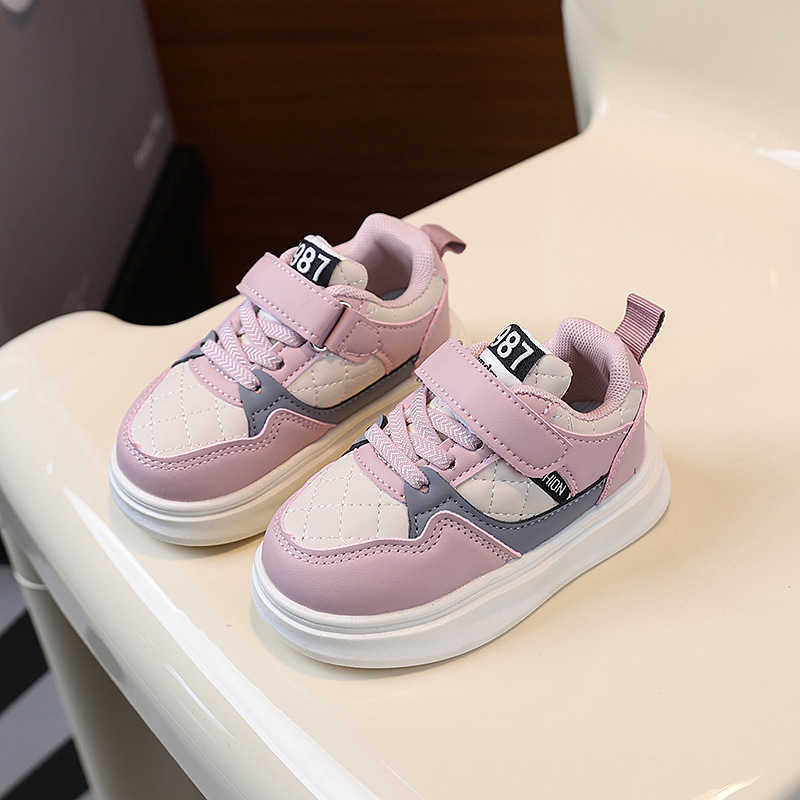 Athletic Outdoor Childrens Spring Autumn New Baby Sports Casual Thick soled Board for Boys and Girls Fashion Running Shoes H260130