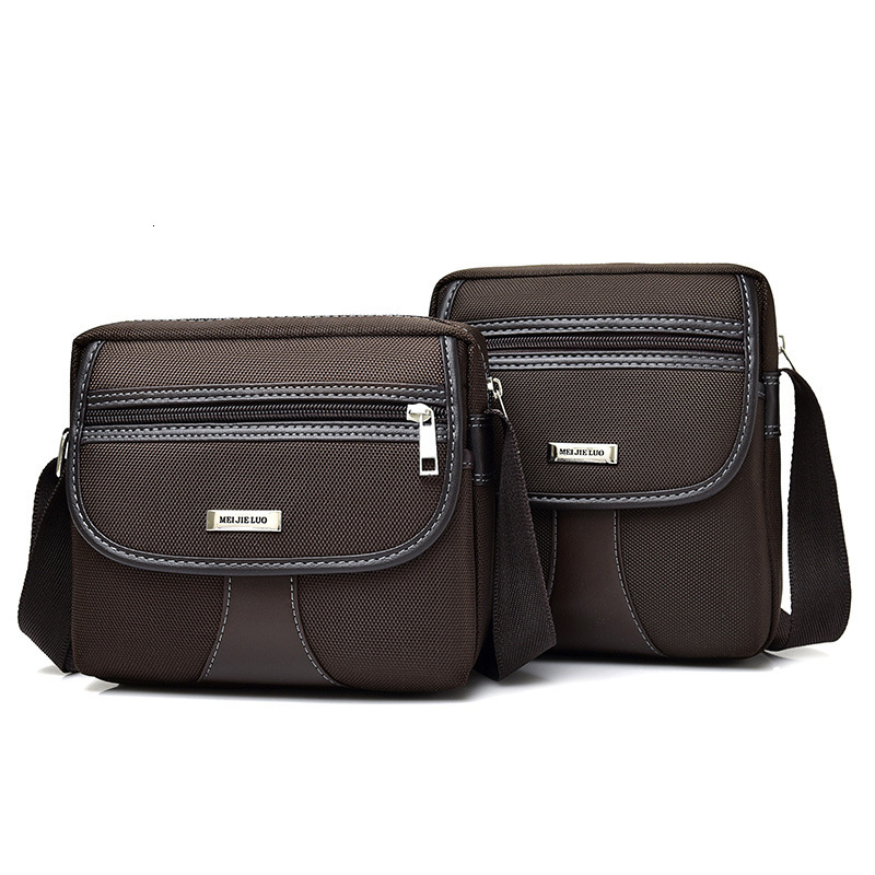 Trendy and fashionable Korean version men's single shoulder crossbody backpack Oxford cloth small designer bag