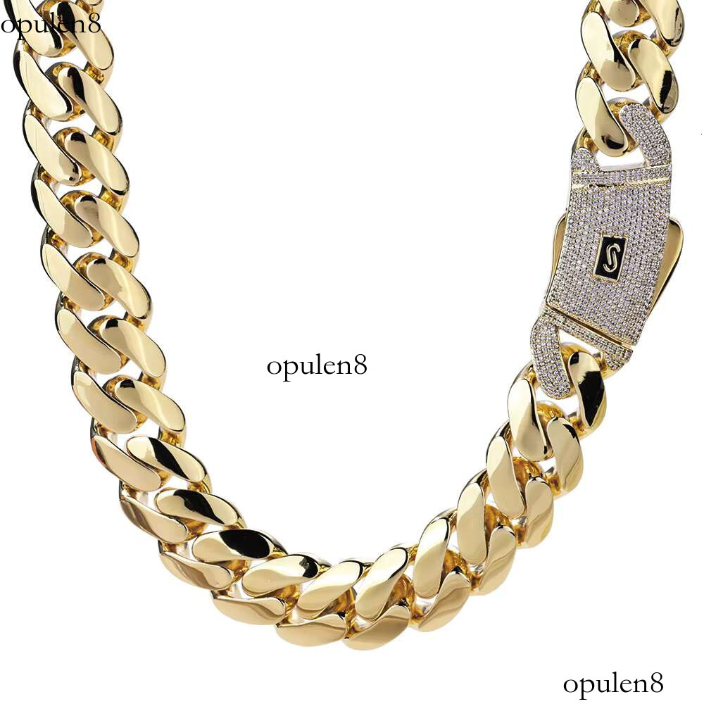 NUOYA Monaco Style k Chain Sier Smooth Iced Out VVS Moissanite Cuban Bracelet Fine Jewelry