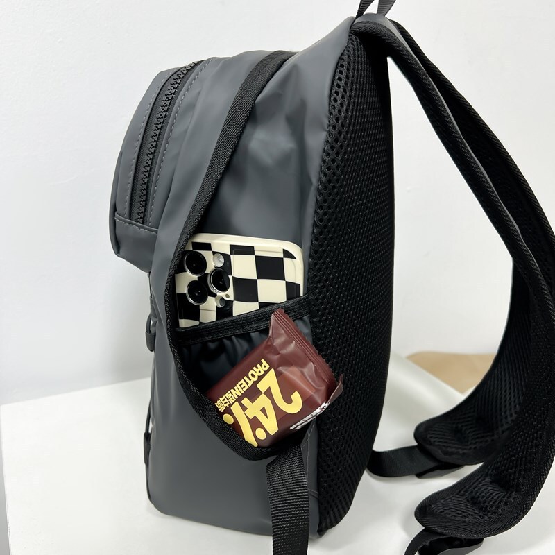 designer bag Casual backpack, fashionable trend, unisex book bag, outdoor travel lightweight small backpack