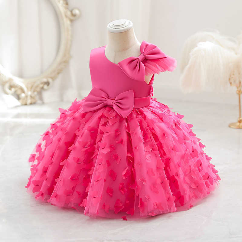 Girl's Dresses Girl's slanted shoulder dress, little host's performance dress, girl's dress, princess dress