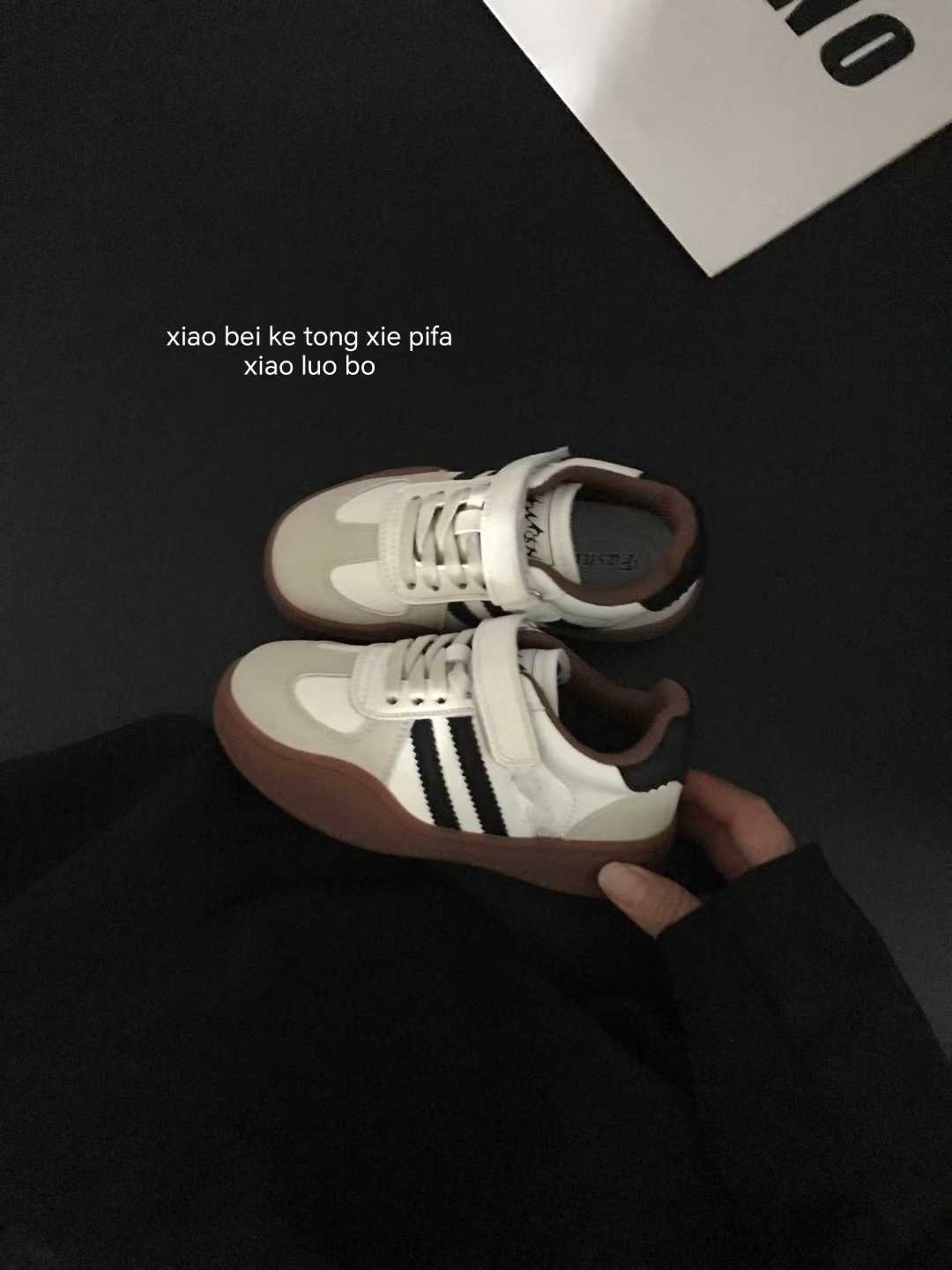 Athletic Outdoor Childrens shoes stylish and comfortable board shoes for boys 2025 autumn new style versatile for girls lightweight sports shoes for s