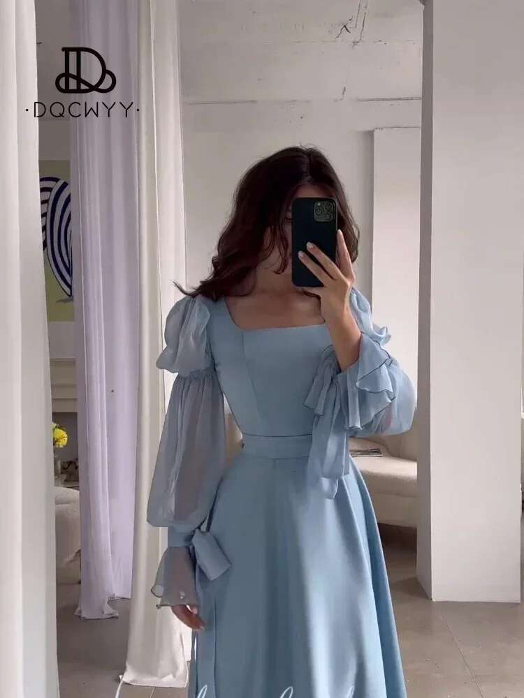 Womens Long Skirt Knee Length Forest Style Super Fairy Dress Woman Clothing New In Elegant Party Dresses 2024
