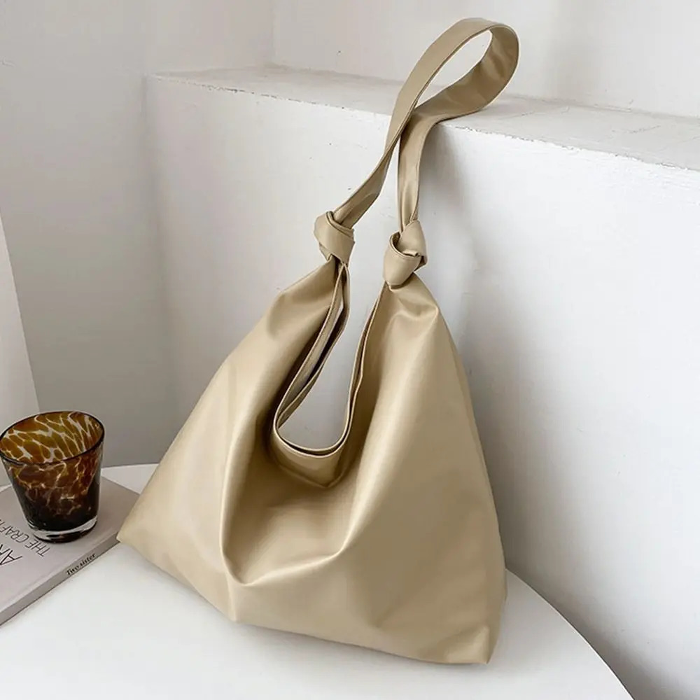 Womens large capacity shoulder bag womens handbag PU leather handbag simple shopping bag 250311