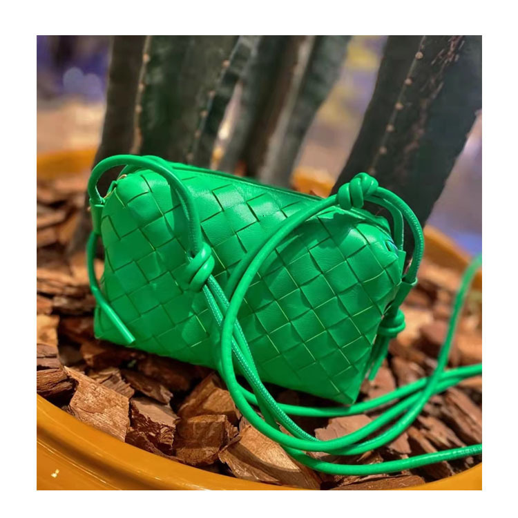 Woven Mobile Phone Single Shoulder Crossbody Used Fine Rope Adjustable Small Bag, Women's Bag