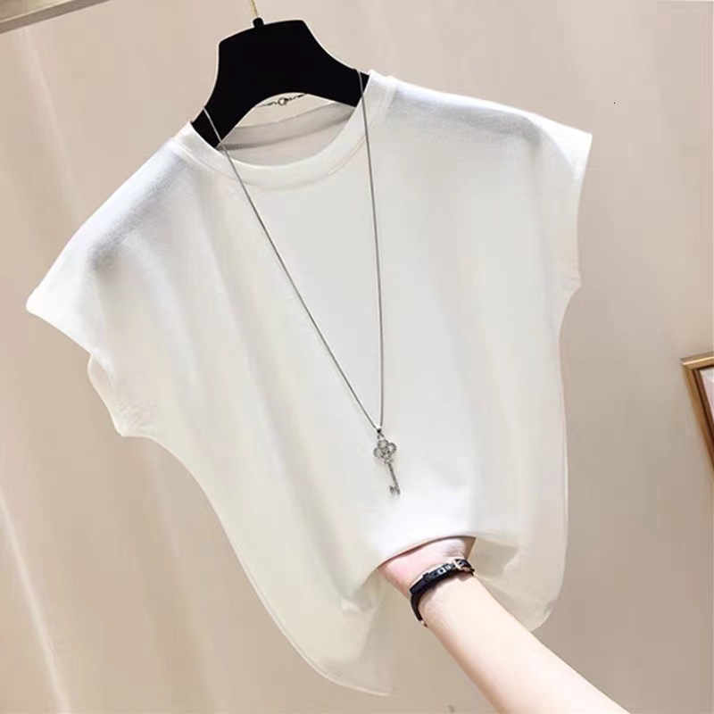 Italian Clothing European Ice Silk Top Women's Summer Thin Loose Short Sleeved T-Shirt
